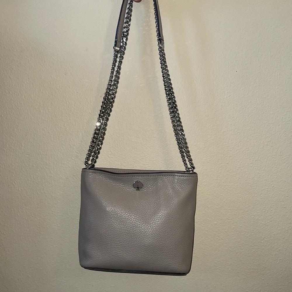 Kate Spade Gray Small Polly Convertible Crossbody - Picture 5 of 7